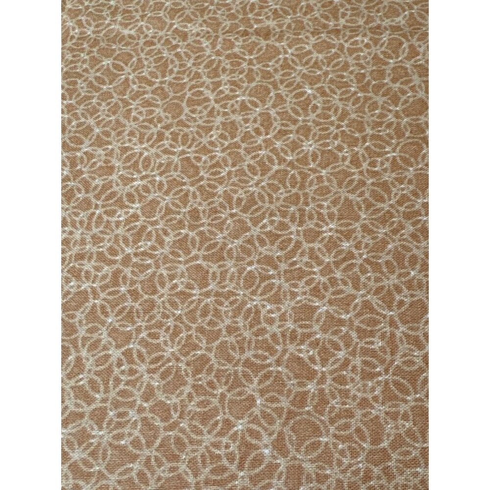 Bear Essentials Gold-Tone Brown Fabric by P&B Textiles 18" x 22" 100% Cotton Qui